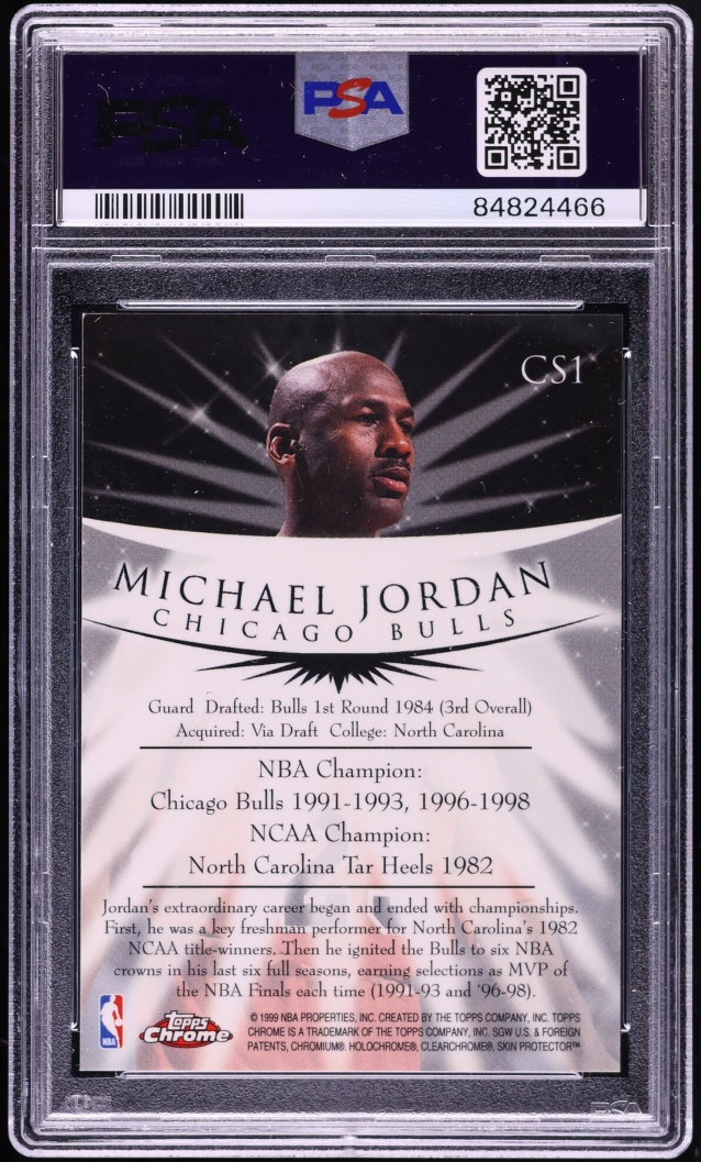 1998 Topps Chrome Champion Spirit Michael Jordan #CS1 PSA 9 MINT