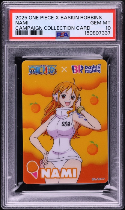 2025 One Piece Japanese Heroines Edition SR Nami #EB03-053 CGC 10