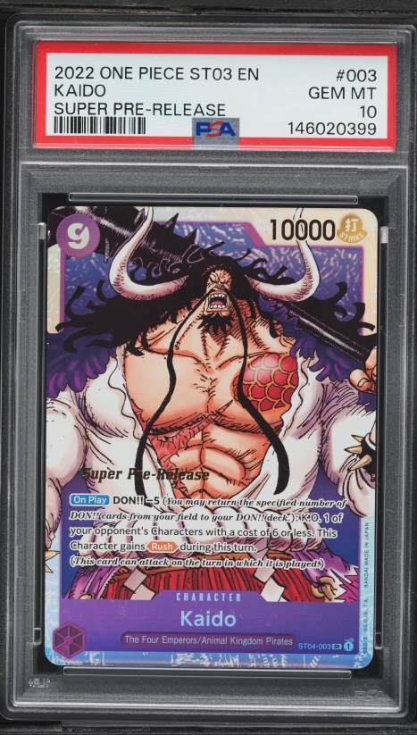 2024 One Piece Promos Treasure Cup Top 8 Kaido #094 PSA 10 GEM