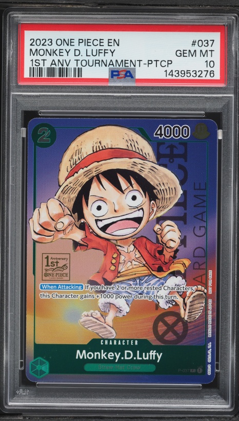 2024 One Piece Japanese 2nd Anniversary Set SR Monkey D. Luffy