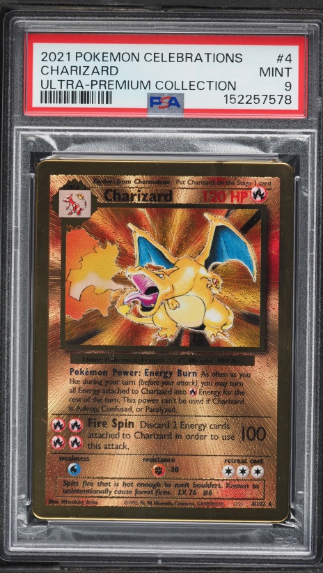 2021 Pokemon Japanese 25th Anniversary Promo Holo Charizard #1 PSA
