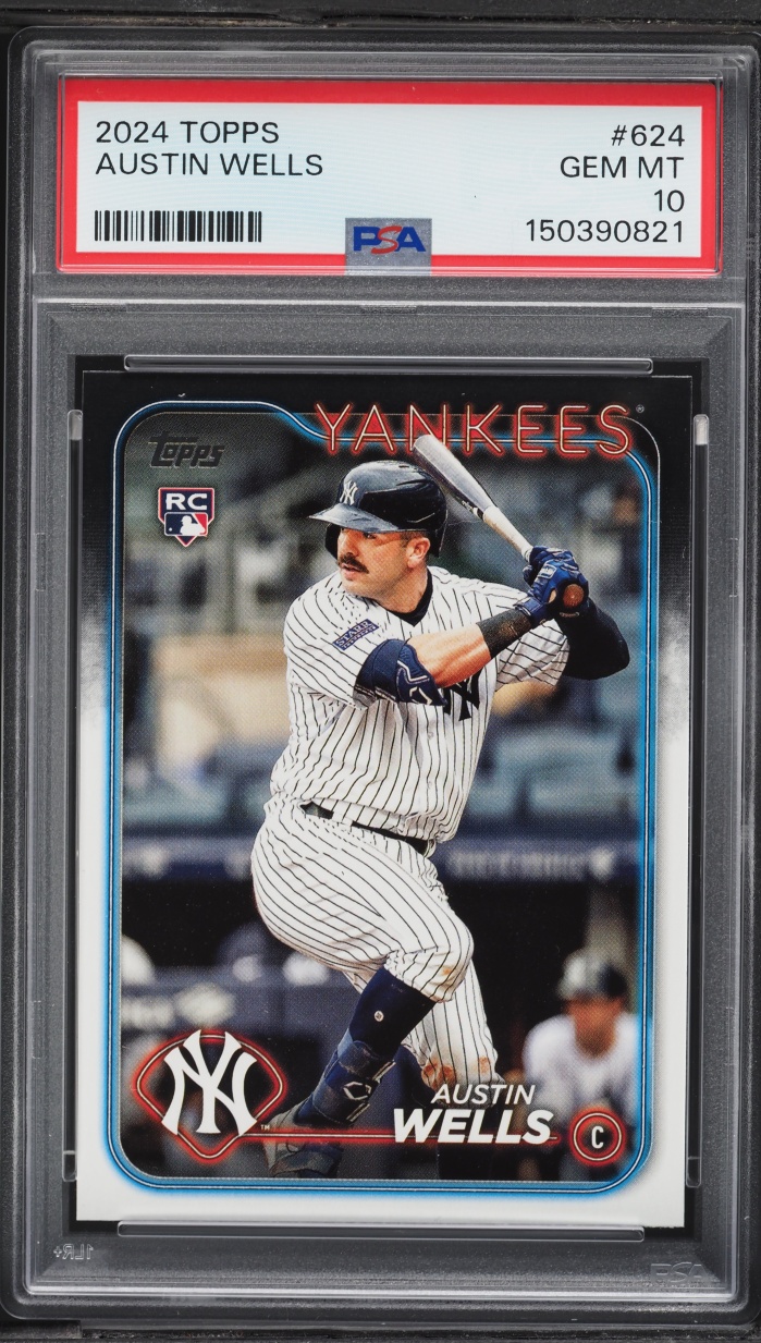 2024 Topps Austin Wells ROOKIE #624 PSA 10 GEM MINT