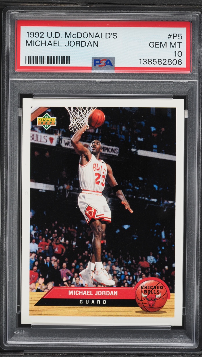 1992 Upper Deck McDonald's Michael Jordan #P5 PSA 10 GEM MINT