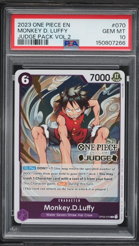2024 One Piece Japanese Promo Emotion Exhibition Monkey D. Luffy