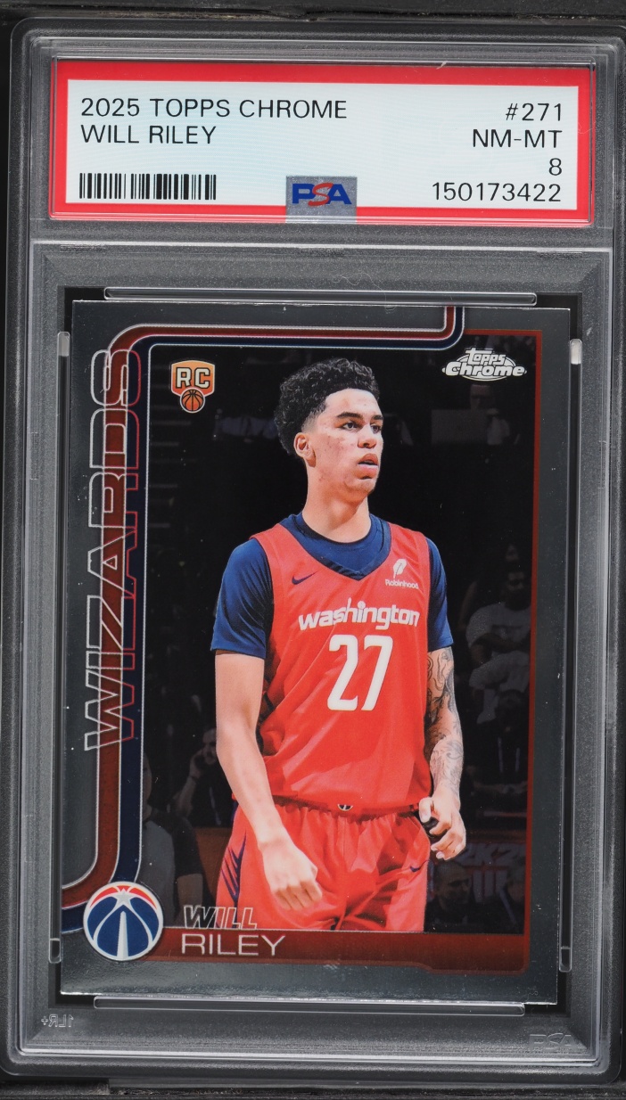 2025 Topps Chrome Will Riley ROOKIE #271 PSA 8 NM-MT