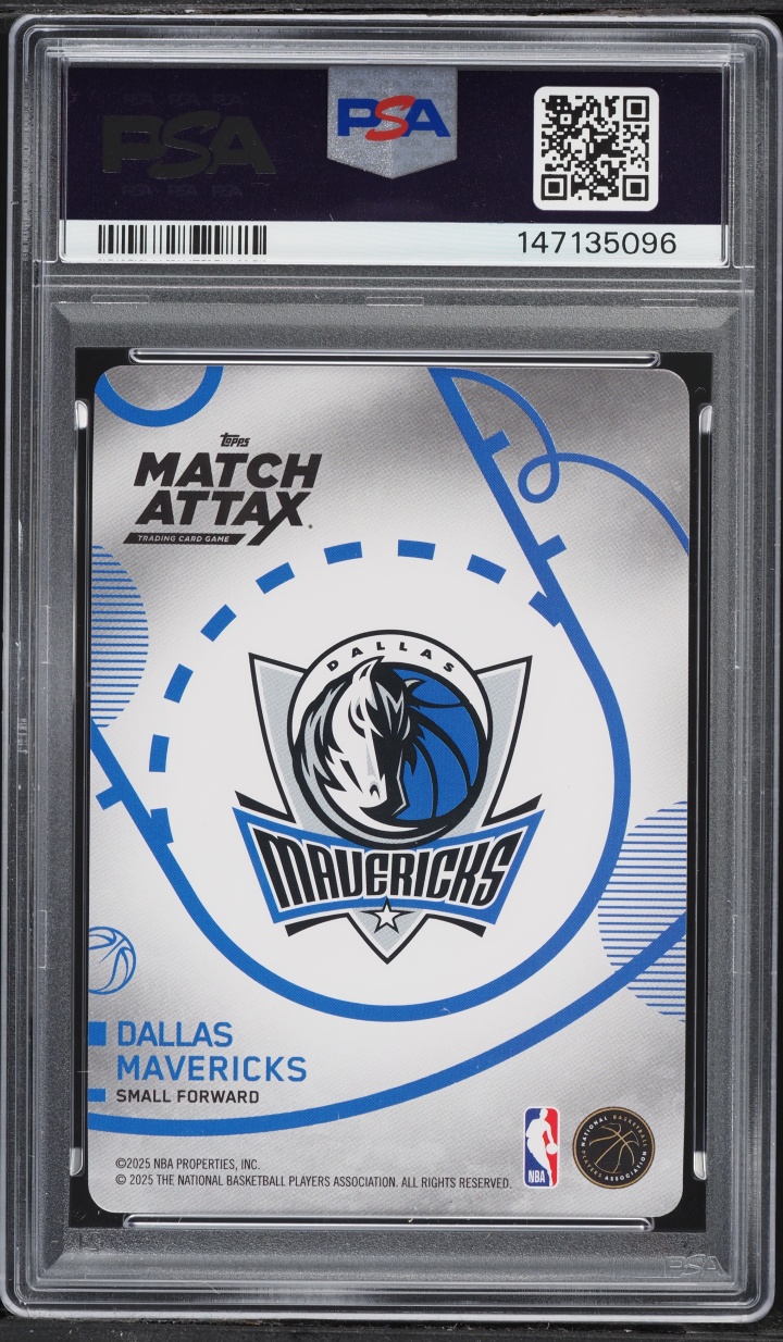 2025 Topps Match Attax Breakthrough Baller Cooper Flagg ROOKIE #BB-CF PSA 10 GEM MINT