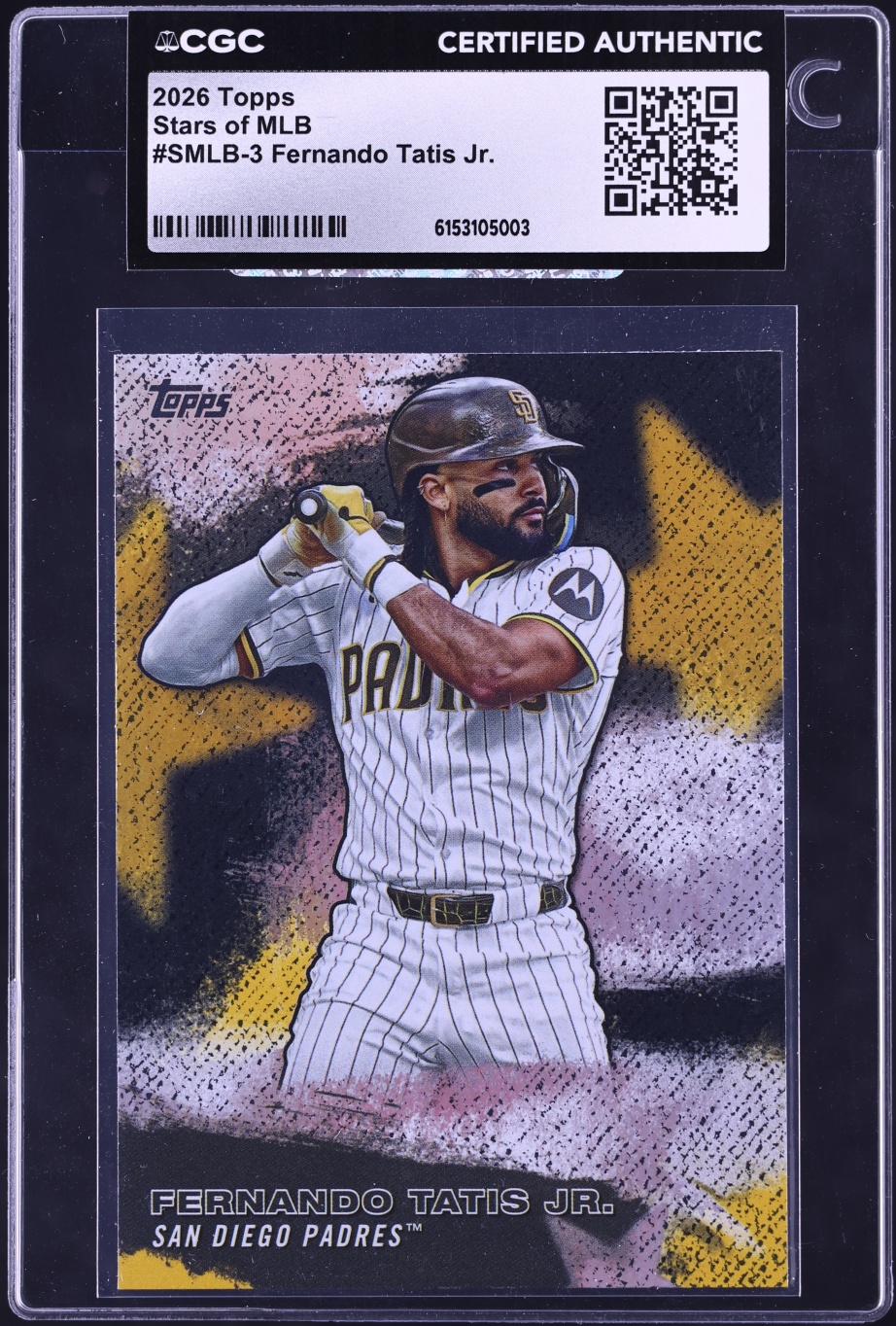 2026 Topps Stars Of MLB Fernando Tatis Jr. #SMLB-3 CGC AUTH