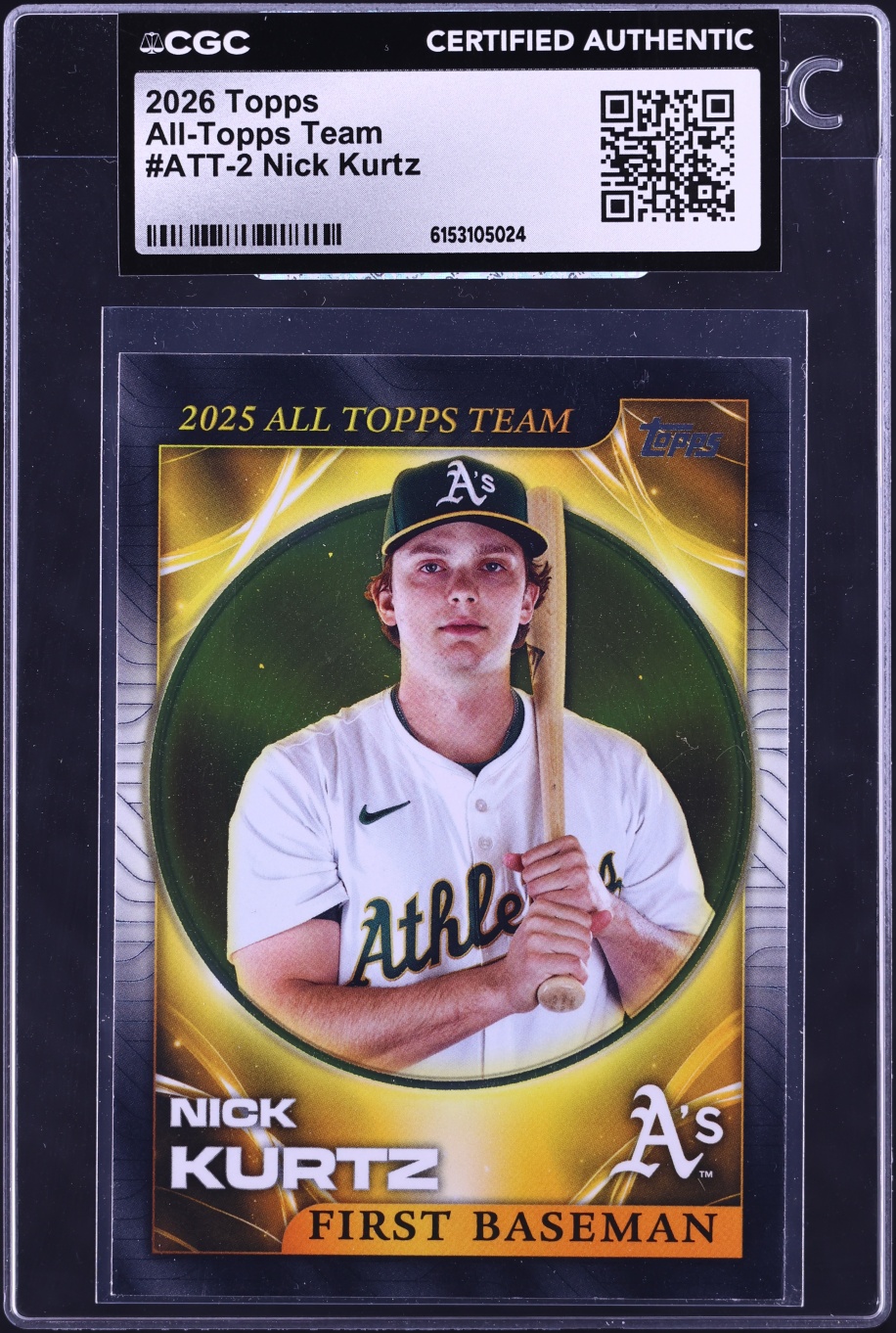 2026 Topps All-Topps Team Nick Kurtz #ATT-2 CGC AUTH