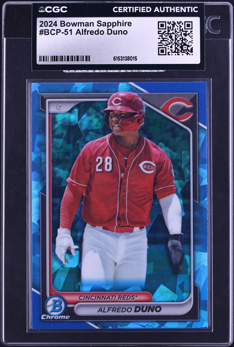 2024 Bowman Sapphire Alfredo Duno #BCP-51 CGC AUTH