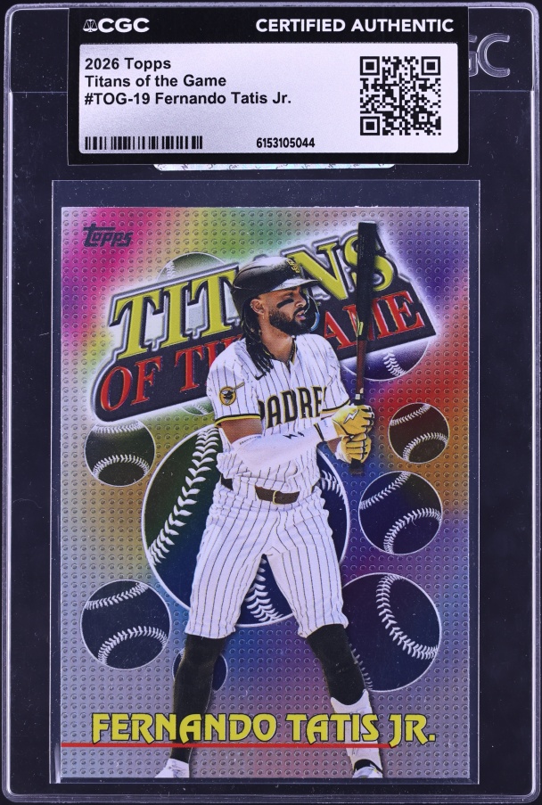 2019 Topps Update '84 Silver Chrome Black Ref. Fernando Tatis Jr