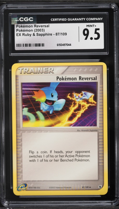 2003 Pokemon EX Ruby & Sapphire Pokemon Reversal #87 CGC 9.5 MINT+