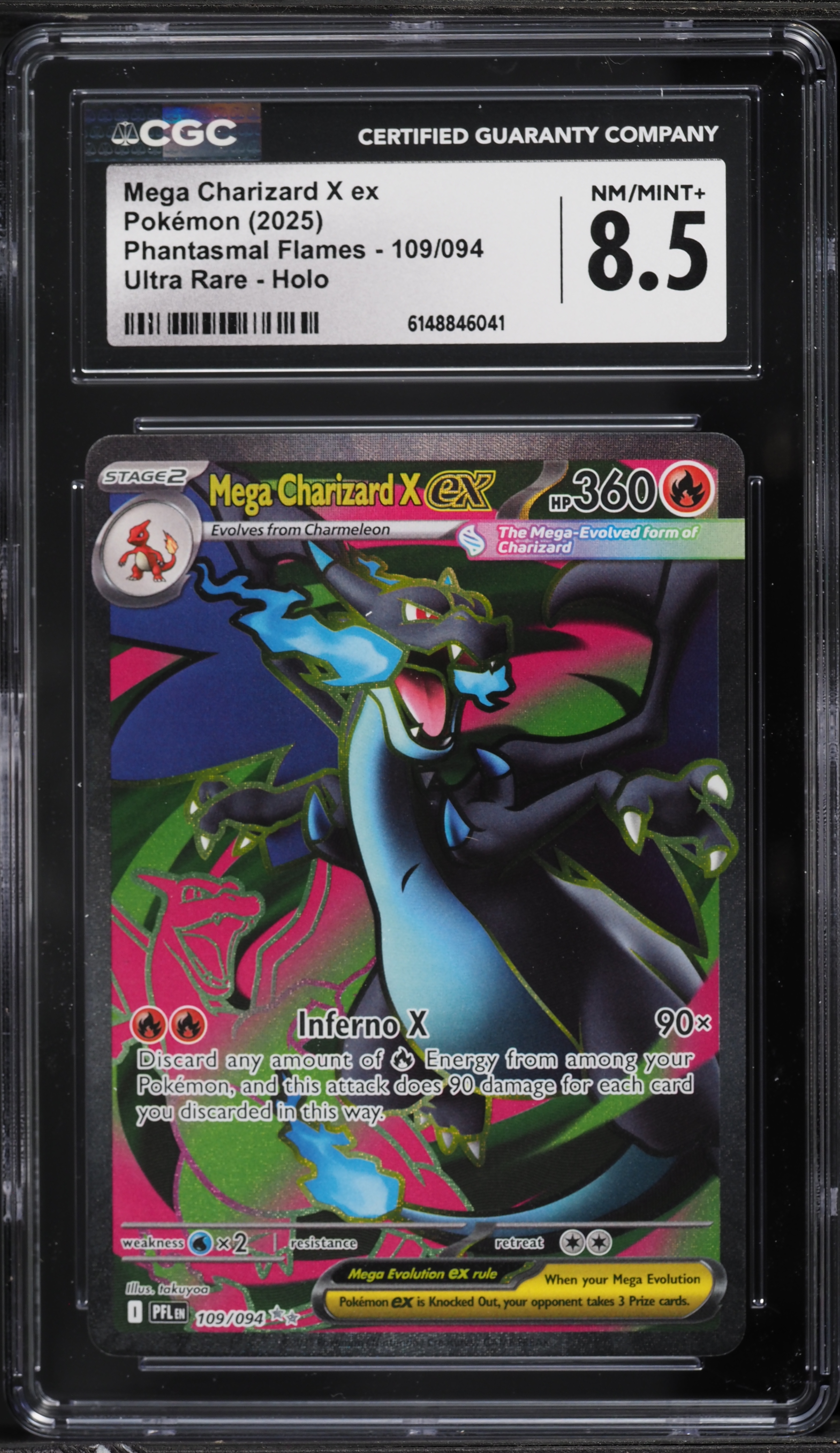 charizard x pokemon card sv3 Expansion Pack Ruler of Black Flames ex RR (066/108) Pokemon Card Dark Stage 2 : Toys & Games and this attack does 90 damage for each card you discarded in this way.) Mega Charizard X ex 125/094