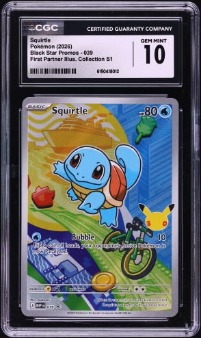 squirtle graded card Squirtle EX Crystal Guardians Reverse Holo 63/100 CGC 8.5 – TBC Games