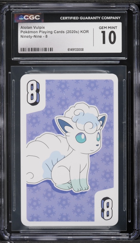 pokemon alolan vulpix card 2020 Korean Playing Cards Ninety-Nine #8 CGC 10 GEM MINT on Fanatics Collect Water Beacon Search your deck for up to 2 Pokémon Pokemon 2017 Sun & Moon