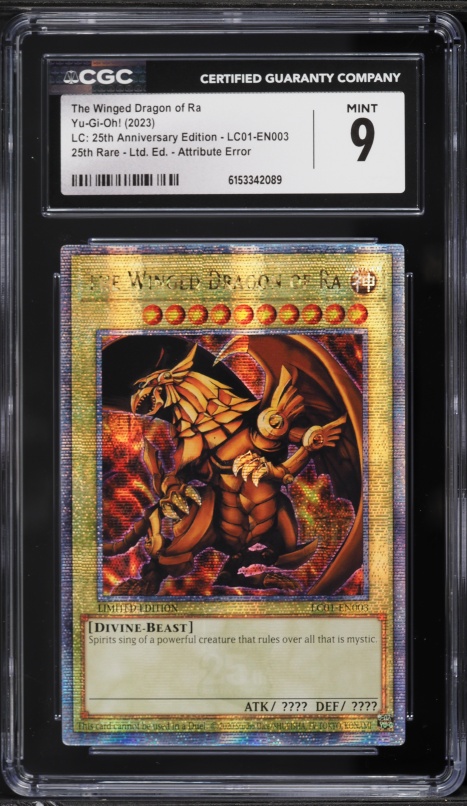 2003 Yu-Gi-Oh! Game Boy Advance Ultra Rare Winged Dragon Of Ra