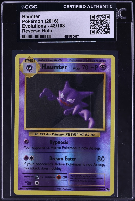 1999 Pokemon Base Set Shadowless Haunter #29 PSA 10 GEM MINT on