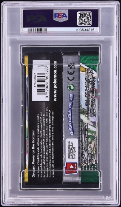 2021 Pokemon Sword & Shield Evolving Skies Foil Pack Rayquaza PSA 10 GEM MINT