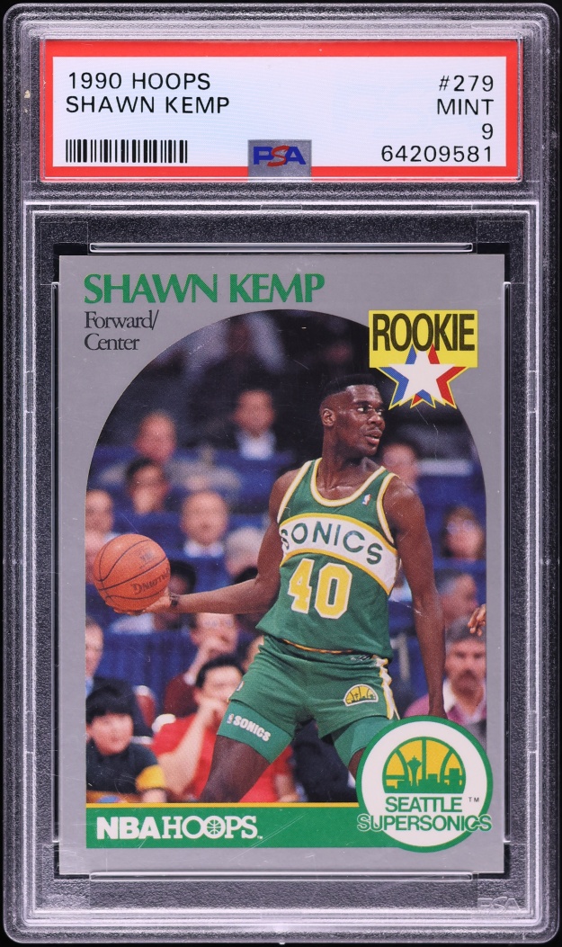1990 Hoops Shawn Kemp ROOKIE #279 PSA 9 MINT