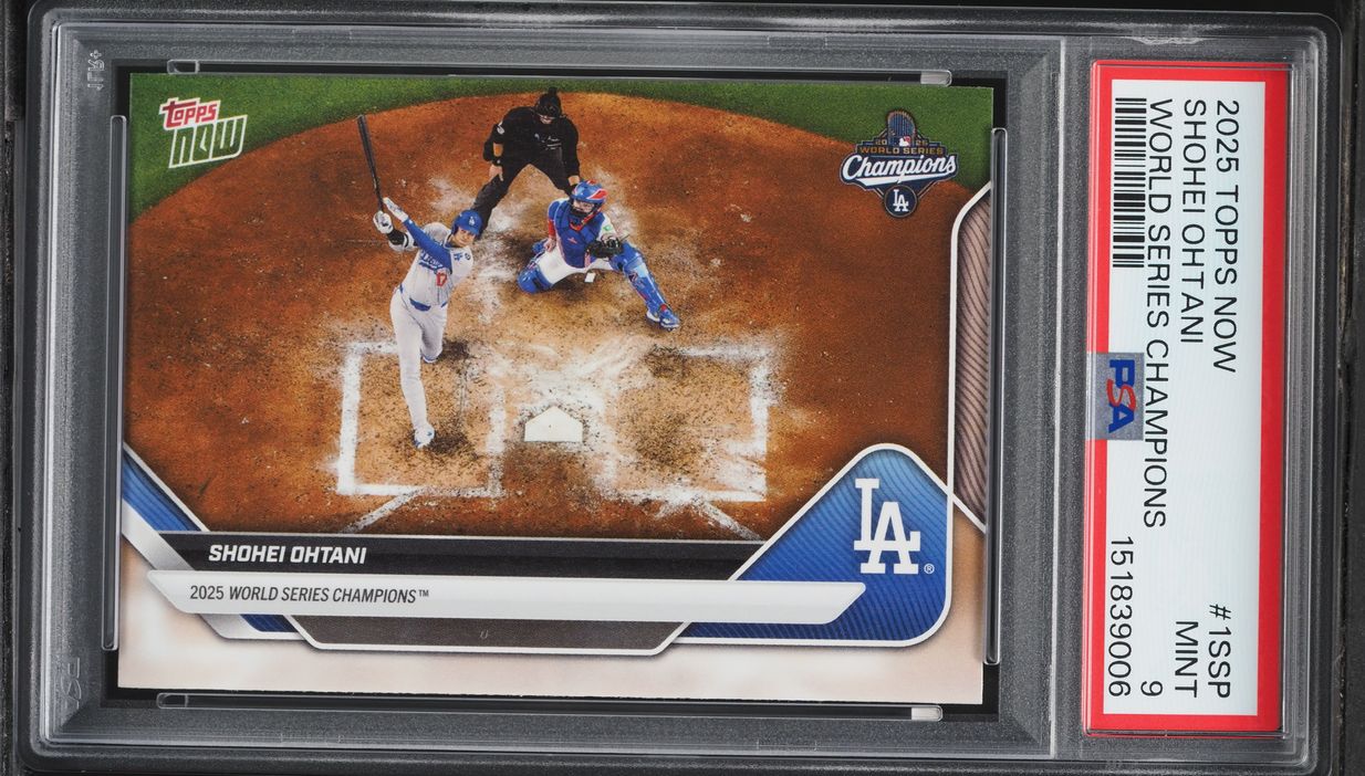 2025 Topps Now World Series Champions Shohei Ohtani SSP #WS-1SSP PSA 9 MINT