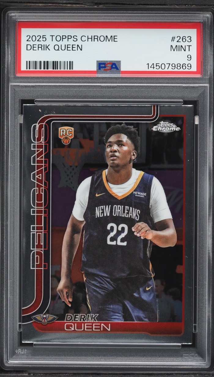 2025 Topps Chrome Derik Queen ROOKIE #263 PSA 9 MINT