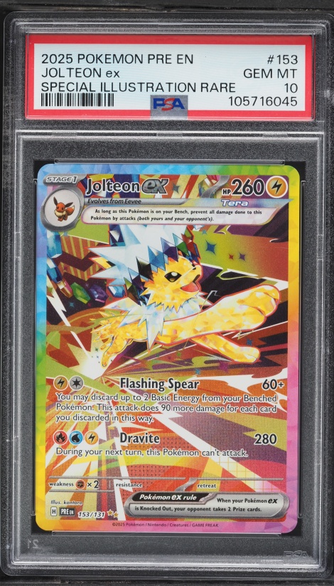 2024 Pokemon Japanese SV Terastal Fest ex Alt Art Jolteon EX #209 PSA 9  MINT on Fanatics Collect