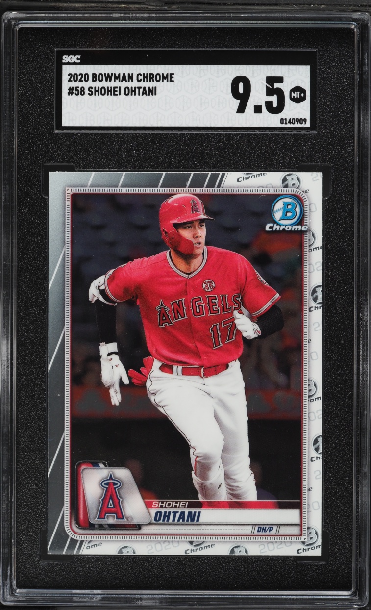 2020 Bowman Chrome Shohei Ohtani #58 SGC 9.5 MINT+
