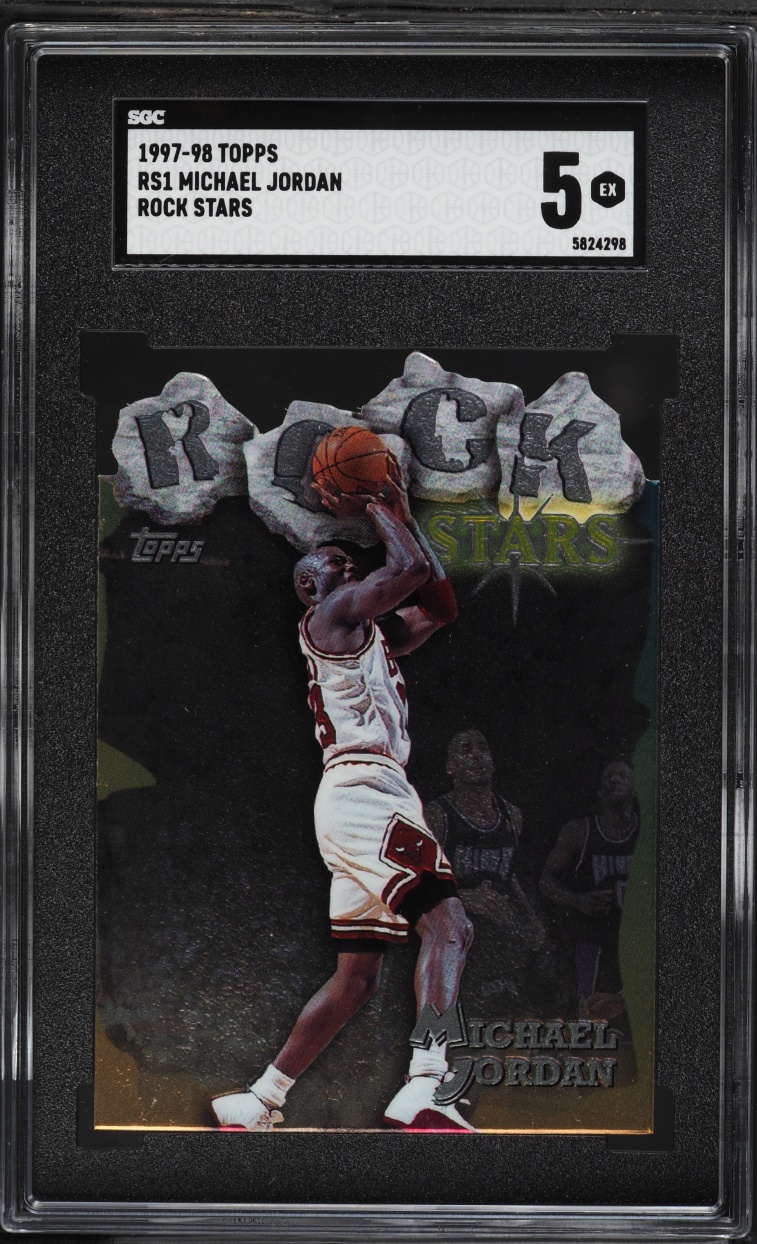 1997 Topps Rock Stars Michael Jordan #RS1 SGC 5 EX