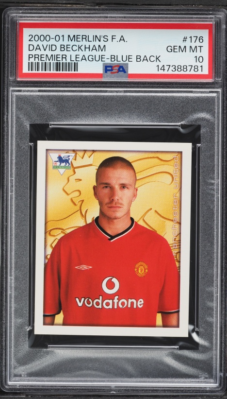 Merlin's Premier Gold David Beckham ベッカム 1997 Merlin's David Beckham Premier Gold Young Player of the Year