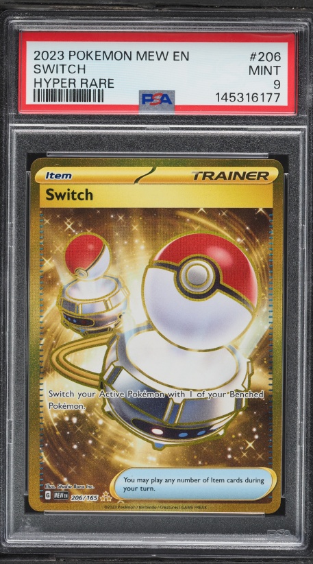 pokemon 151 gold cards Mew