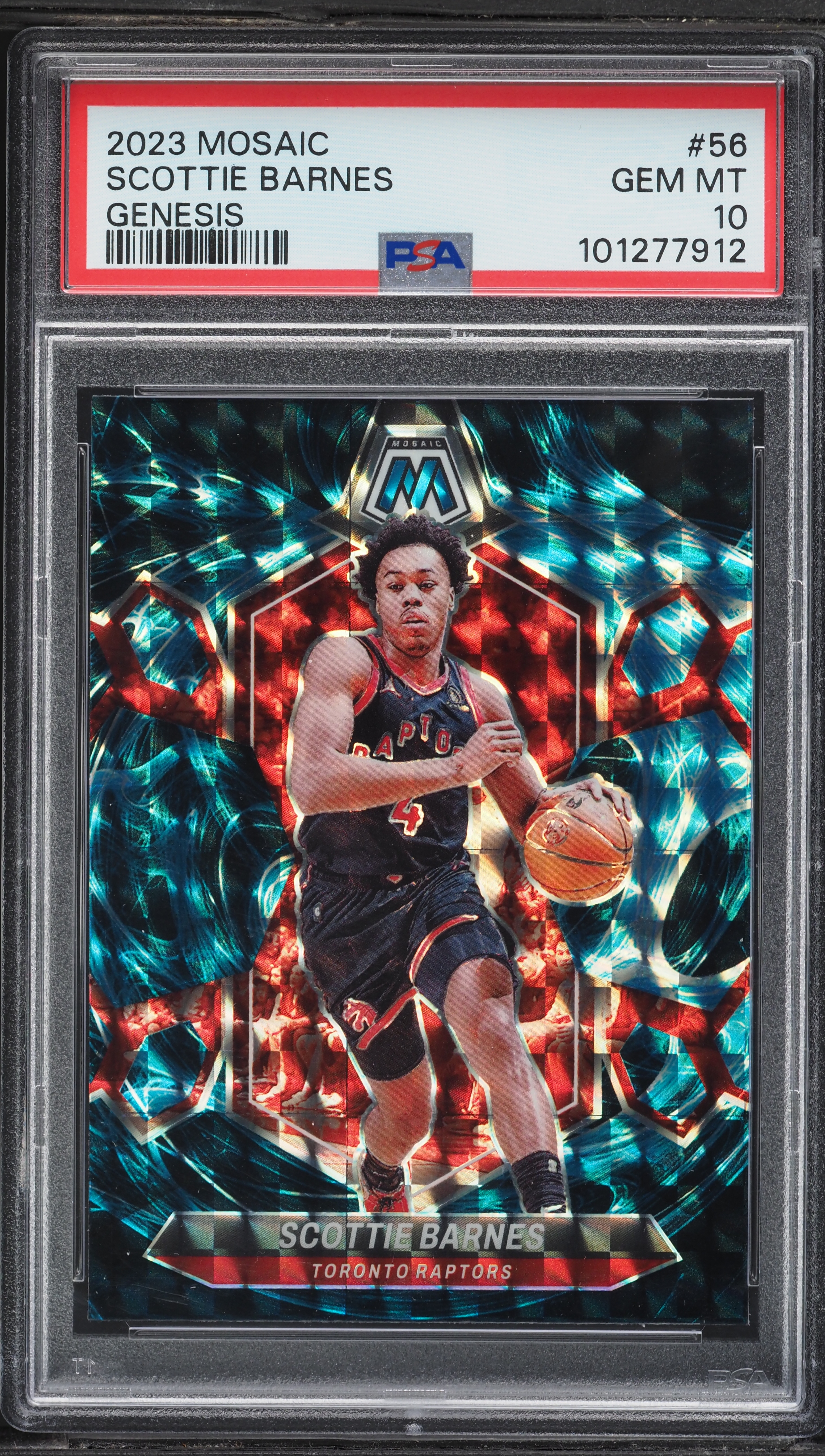 2023 Panini Mosaic Basketball Genesis Scottie Barnes #56 PSA 9