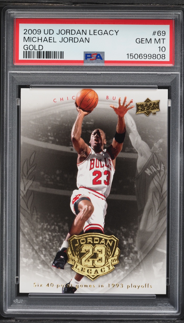 2009 Upper Deck Jordan Legacy Gold Michael Jordan #69 PSA 10 GEM MINT