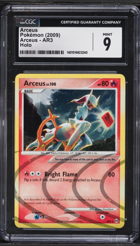 arceus pokemon card value 2009 Pokemon Diamond & Pearl Promo Rare Holo Arceus LV.100 DP50