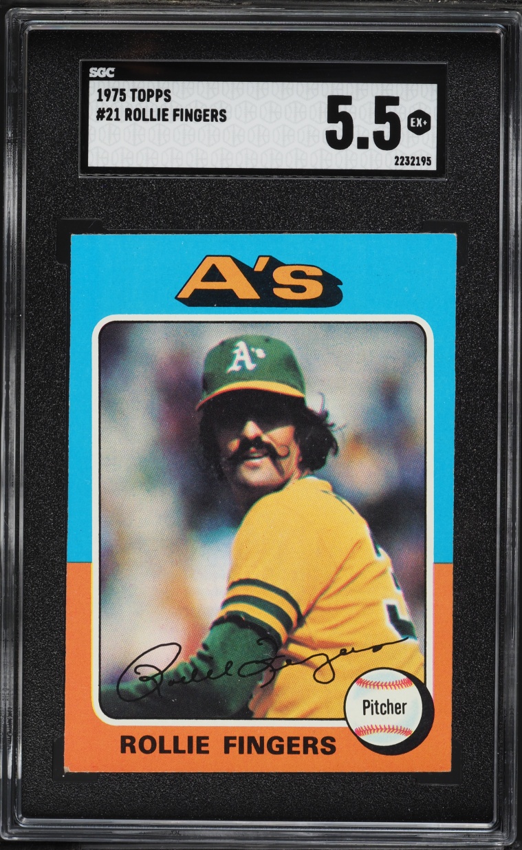 1975 Topps Rollie Fingers #21 SGC 5.5 EX+