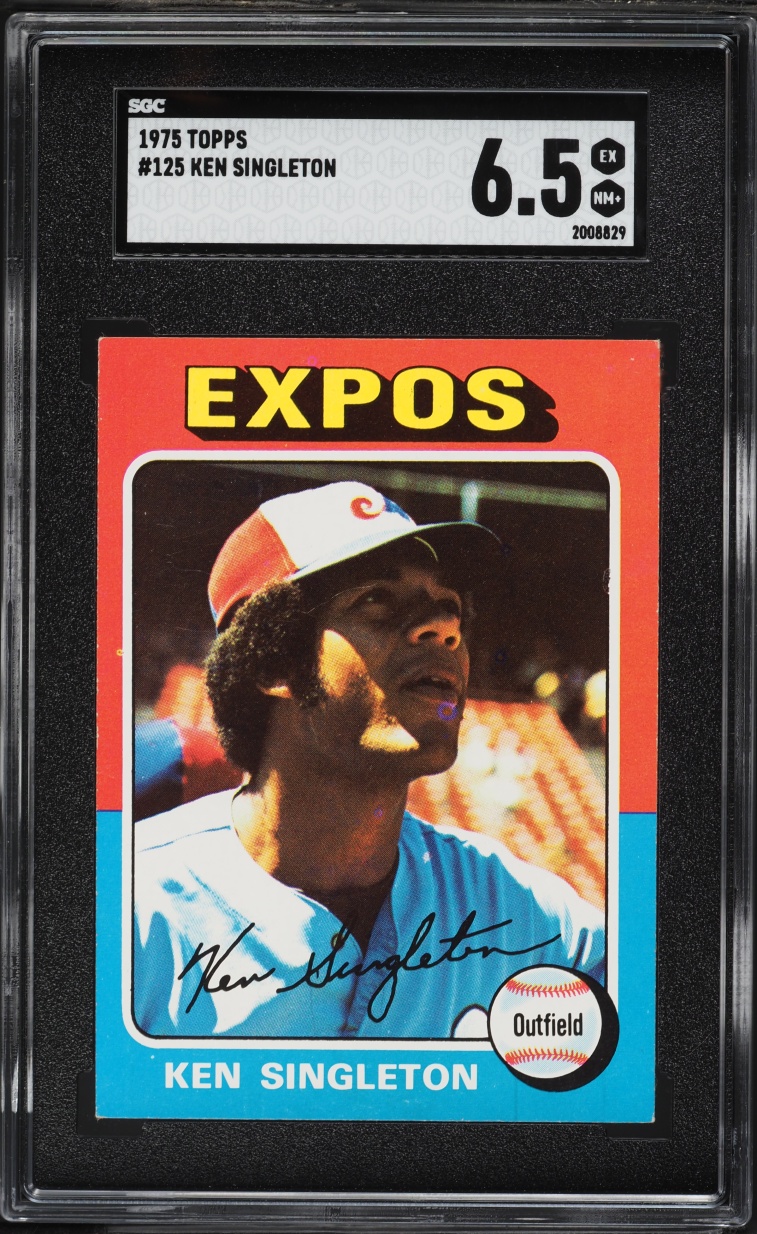 1975 Topps Ken Singleton #125 SGC 6.5 EXMT+