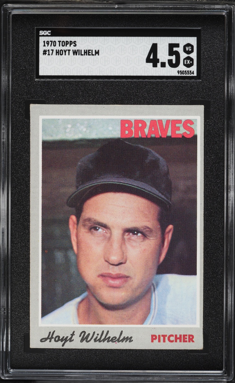 1970 Topps Hoyt Wilhelm #17 SGC 4.5 VGEX+