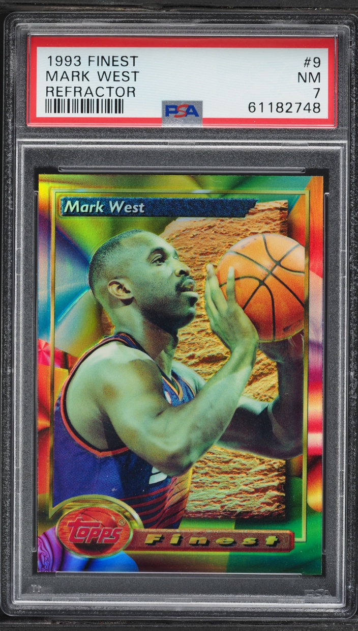 1993 Finest Refractor Mark West #9 PSA 7 NRMT