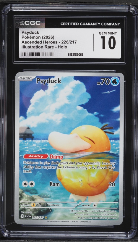2025 Pokemon Japanese Scarlet & Violet Promo Gym Pack 10 Psyduck