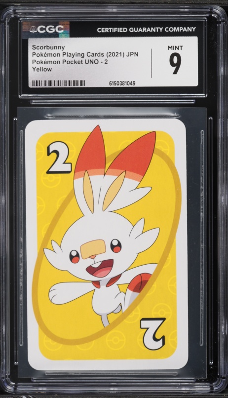 2021 Pokemon Japanese Playing Cards Pocket UNO Red Scorbunny #2 CGC 9.5 MINT+ on Fanatics Collect 2021 Pokemon Japanese Playing Cards Pocket UNO Red Scorbunny #2 CGC 9.5 MINT+ on Fanatics Collect