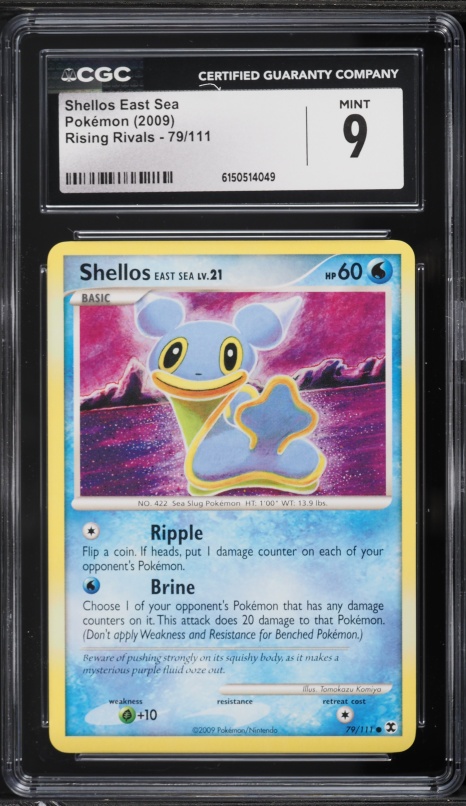2008 Pokemon Japanese DPt Bonds To The End Of Time 1st Edition Shellos West  Sea #21 CGC 10 GEM on Fanatics Collect