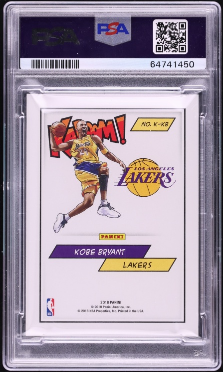 2018 Panini Kaboom! Kobe Bryant #K-KB PSA 10 GEM MINT
