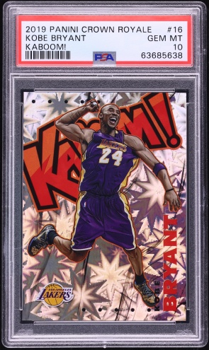 2019 Crown Royale Kaboom! Kobe Bryant #16 PSA 10 GEM MINT on Fanatics  Collect