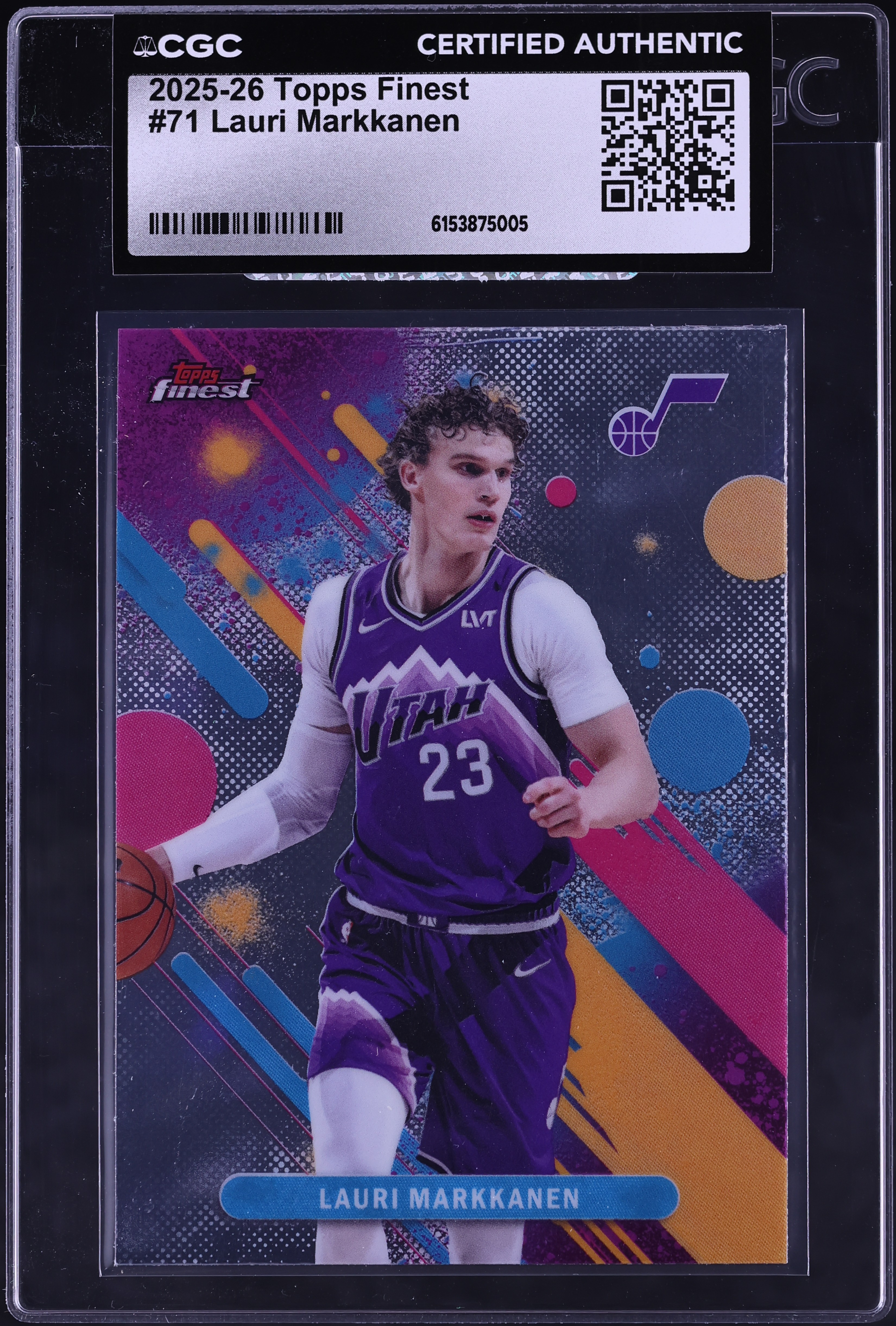 2025 Topps Finest Basketball Lauri Markkanen #71