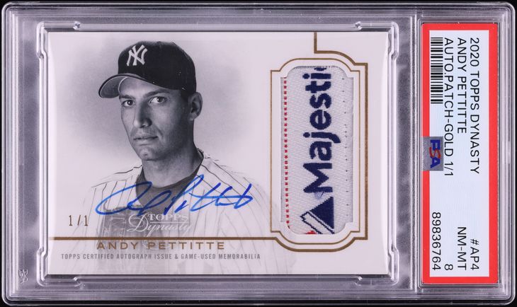 2024 Topps Luminaries Masters Of The Mound Andy Pettitte PATCH 