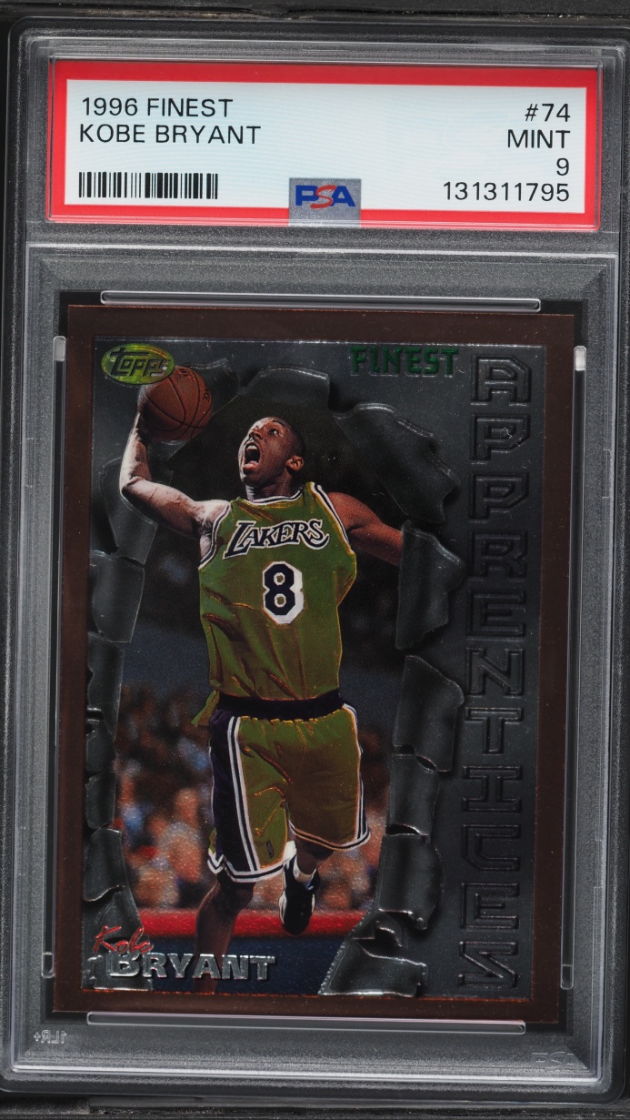 【PSA 9】1996 コービー・ブライアント #74 with coating 1996 FINEST W/COATING #74 KOBE BRYANT ROOKIE RC PSA 9 | eBay