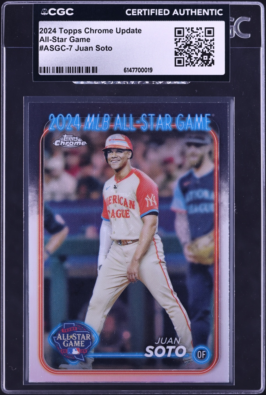 2024 Topps Chrome Update All-Star Game Juan Soto #ASGC-7 CGC AUTH