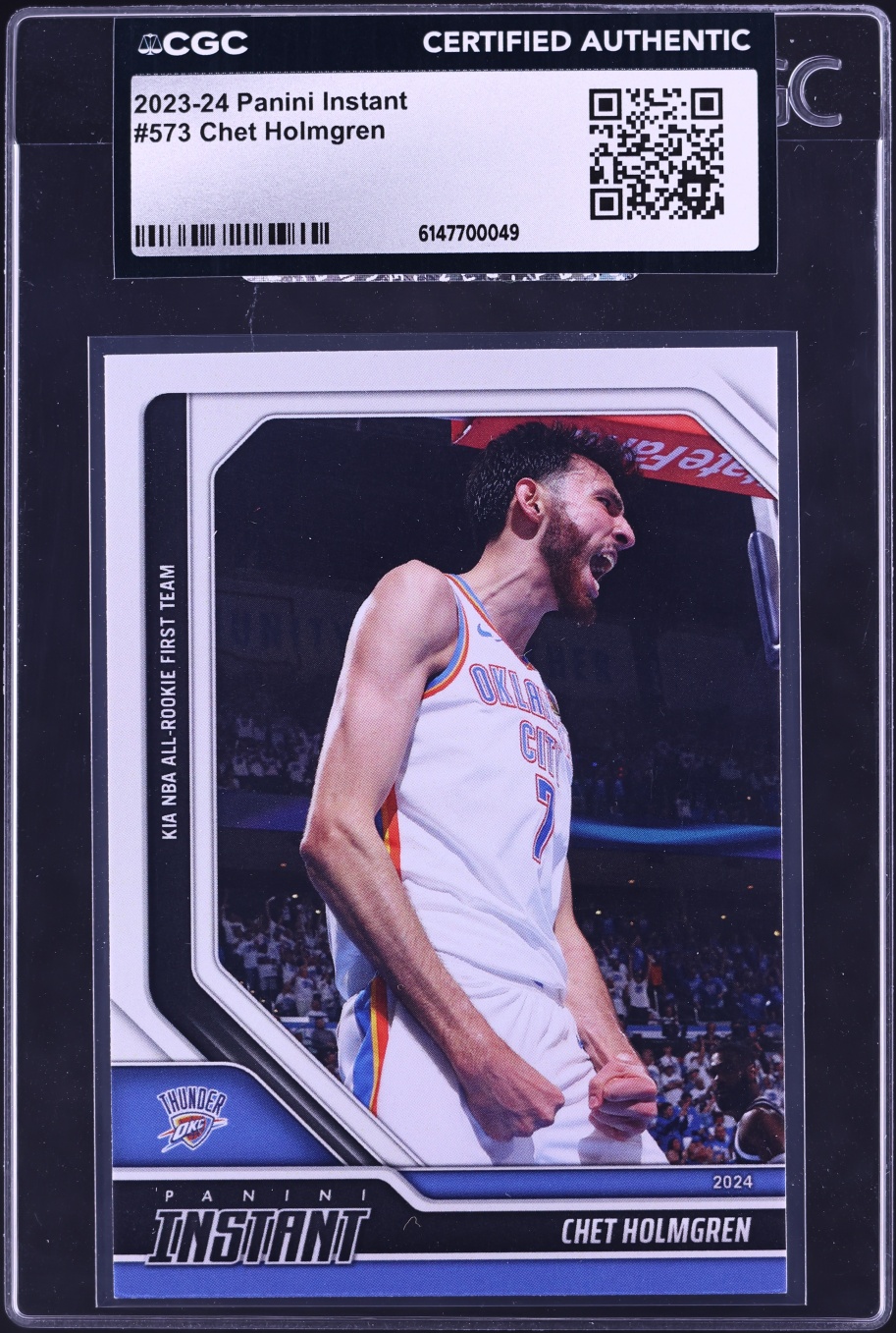 2023 Panini Instant Chet Holmgren /5881 #573 CGC AUTH