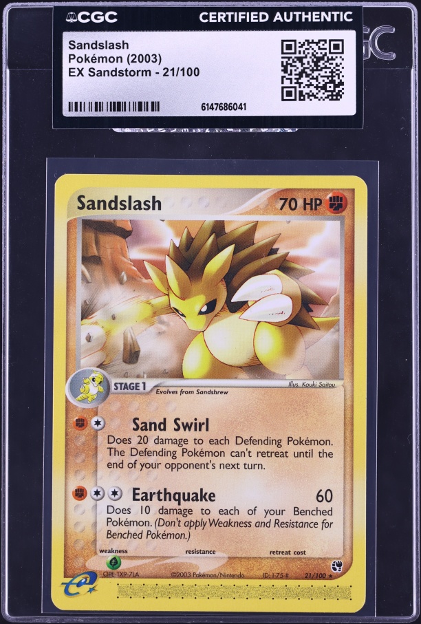 2023 Pokemon TCG Classic Collection Holo Sandslash #9 CGC 10 GEM MINT on  Fanatics Collect