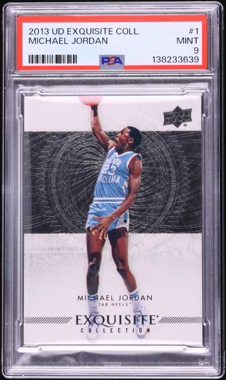2013 Exquisite Collection Michael Jordan /75 #1 PSA 9 MINT