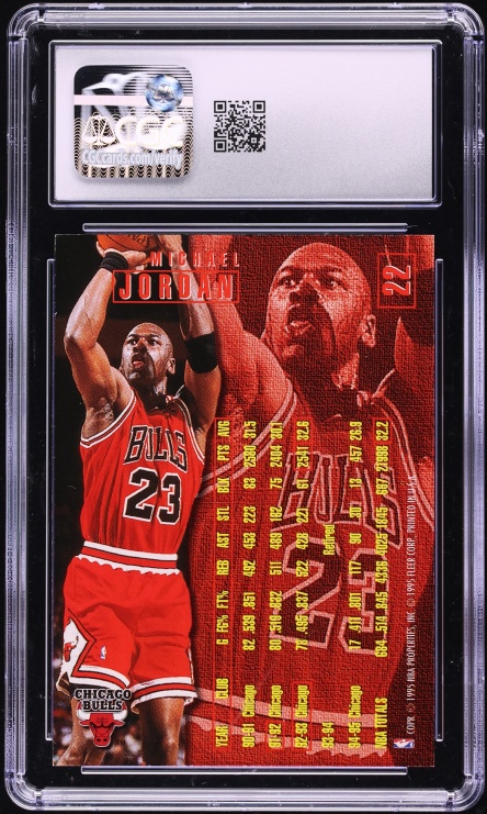 1995 Fleer Basketball Michael Jordan #22 CGC 10 GEM MINT