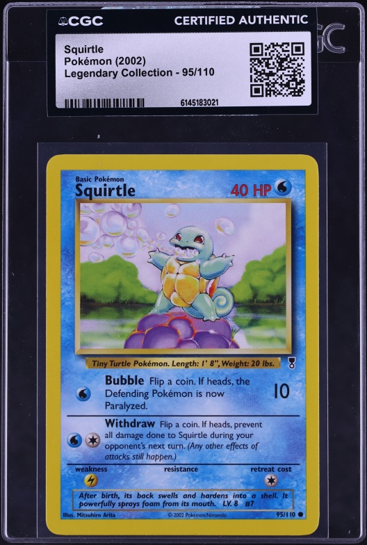 how much is a 1995 squirtle pokemon card worth Amazon.com: Pokemon - Squirtle (95) main image 1